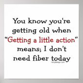 Poster Vous savez que vous vieillissez quand (Devant)