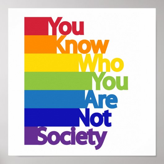 Poster Vous Savez Qui Vous N'Êtes Pas Société (Devant)