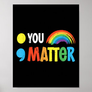 Poster Vous Semicolon Solidarité des guerriers de la sant