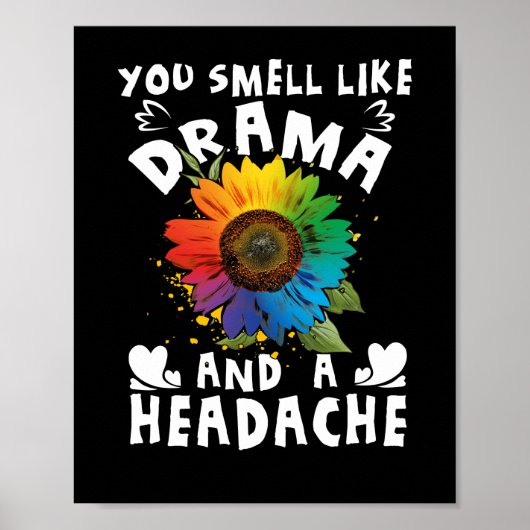 Poster Vous Sentez Comme Un Drame Et Un Mal De Tête (Devant)