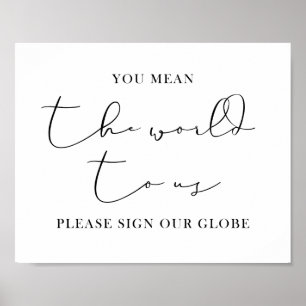 Poster Vous Voulez Dire Le Monde Pour Nous, S'Il Vous Pla