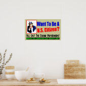 Poster Vous Voulez Être Un Citoyen ? (Cuisine)