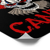 Poster Vous Voulez Un Peu De Candy Effrayant Mal Distress (Coin)