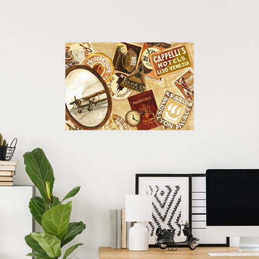 Poster Voyage (Bureau à domicile)