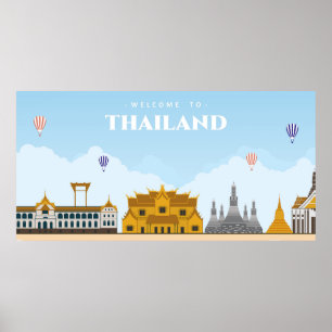 Poster Voyage à Bangkok