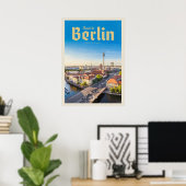 Poster Voyage à Berlin (Bureau à domicile)