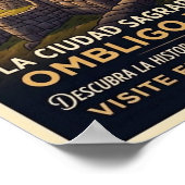 Poster Voyage à Cusco, Pérou des années 1960 (Coin)
