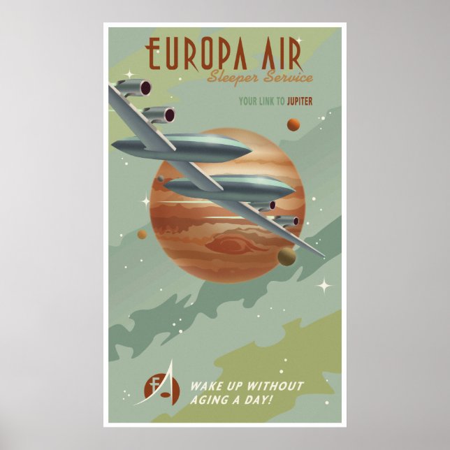 Poster Voyage à Jupiter (Devant)
