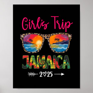 Poster Voyage à la Jamaïque pour filles 2025 Week-end d'é