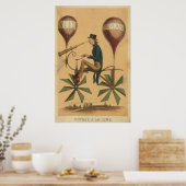 Poster Voyage à la lune (Cuisine)