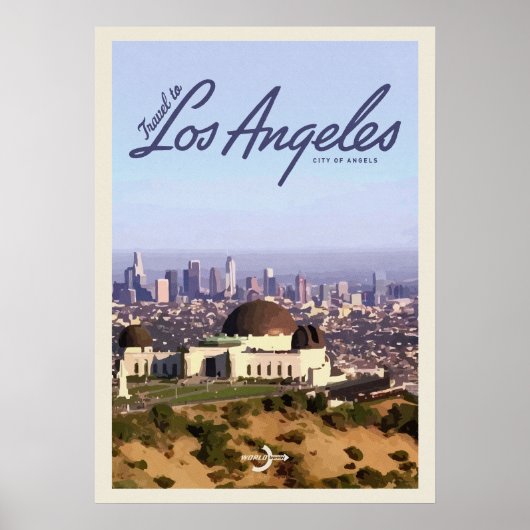 Poster Voyage à Los Angeles (Devant)