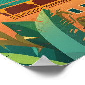 Poster Voyage à Marrakech (Coin)