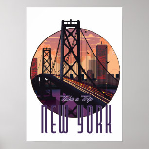 Poster Voyage à New York