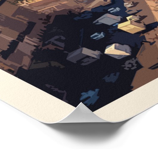 Poster Voyage à Paris (Coin)