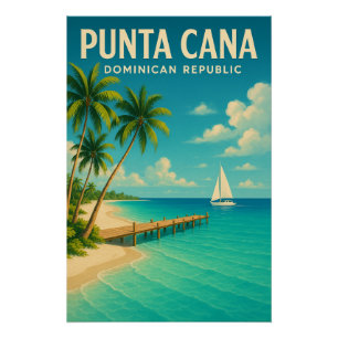 Poster voyage à PUNTA CANA – RÉPUBLIQUE DOMINICAINE
