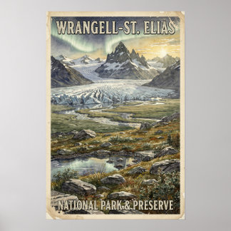 Poster Voyage à Wrangell-St. Elias