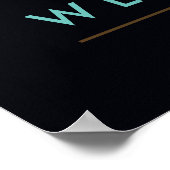 Poster voyage aérien (Coin)