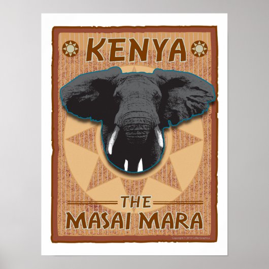 Poster VOYAGE Afrique-Kenya (Devant)