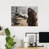 Poster Voyage Agité (Bureau à domicile)