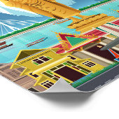 Poster Voyage Art Voyage À Bangkok (Coin)