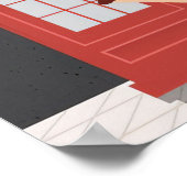 Poster Voyage Art Voyage À Londres Angleterre (Coin)