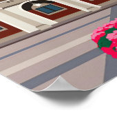 Poster Voyage Art Voyage à Madrid Espagne (Coin)