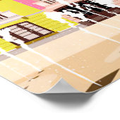 Poster Voyage Art Voyage à Mexico City (Coin)