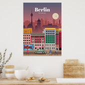 Poster Voyage Art Voyage Berlin Allemagne (Cuisine)
