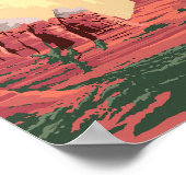 Poster Voyage Art Voyage en Arizona (Coin)