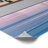 Poster Voyage Art Voyage Lyon France (Coin)