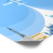 Poster Voyage Art Voyager Dans Le Monde (Coin)