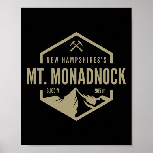 Poster Voyage au Mont Monadnock (Devant)
