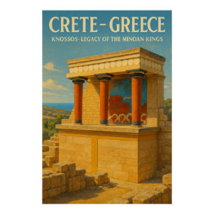 Poster Voyage au Palais de Knossos