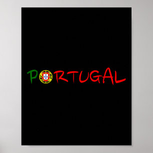 Poster Voyage au Portugal Vacances Fierté ibérique Portug