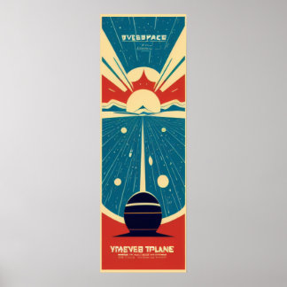 Poster Voyage aux étoiles