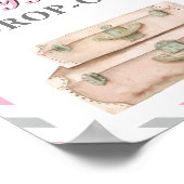 Poster Voyage Avion de la partie Bagages Drop-off Table c (Coin)