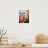 Poster Voyage Beyrouth Liban Cité Esthétique (Cuisine)