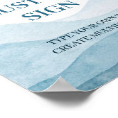 Poster Voyage Blue First Autour du Soleil Anniversaire Pa (Coin)