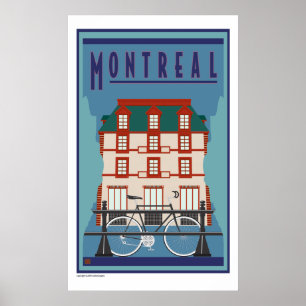 Poster VOYAGE Canada-Montréal