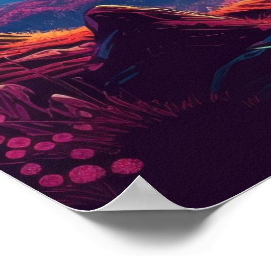 Poster Voyage cosmique (Coin)