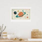 Poster Voyage Cosmique (Cuisine)