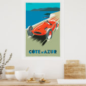 Poster Voyage Côte d'Azur (Cuisine)