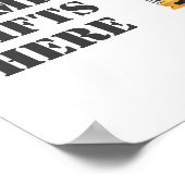 Poster Voyage d'anniversaire du véhicule de construction  (Coin)