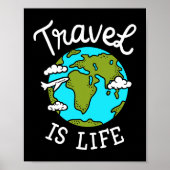 Poster Voyage dans le monde (Devant)