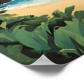 Poster Voyage dans le parc national des Samoa américaines (Coin)