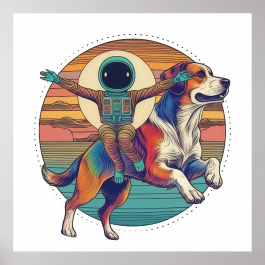 Poster Voyage d'astronaute (Devant)