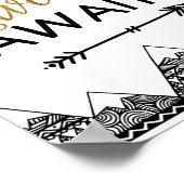 Poster Voyage d'aventure (Coin)