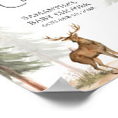 Poster Voyage d'aventure Commencer Baby shower Merci (Coin)