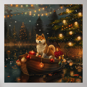 Poster Voyage de fête de Noël à Akita