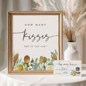 Poster Voyage de Fête des mariées de baisers